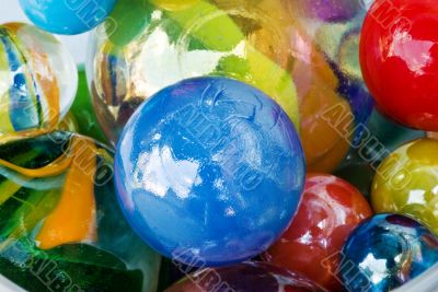 Colourful marbles