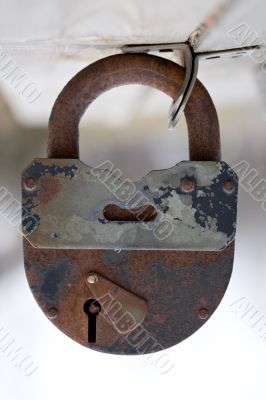 rusty lock