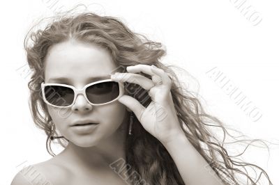 woman in sunglasses