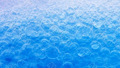 blue bubble background