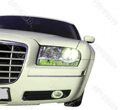 Car isolated on white