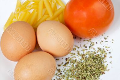 The makings for a good pasta