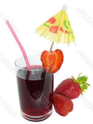 Strawberry cocktail