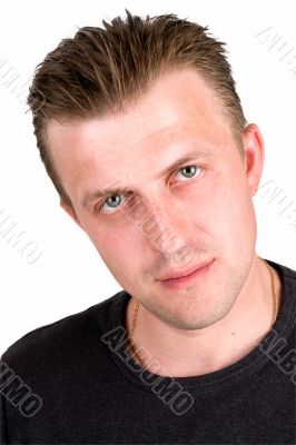 serious young man