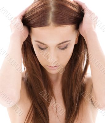 long hair beauty