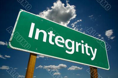 Integrity Road Sign