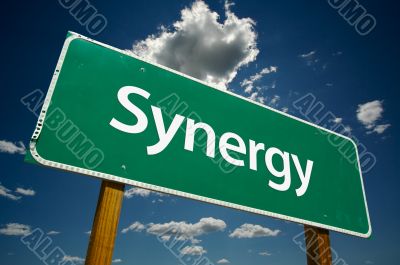 Synergy Road Sign
