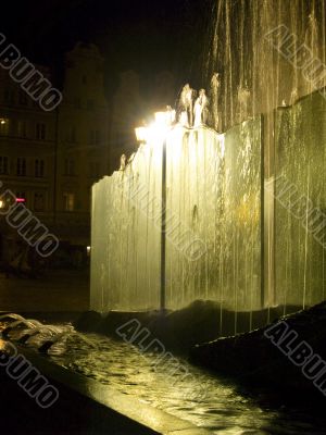 Light and fountain