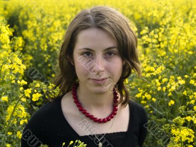 Girl in rape field