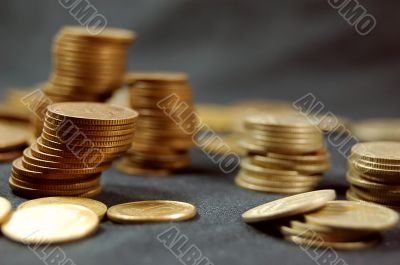 Pile of coins
