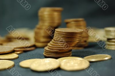 Pile of coins