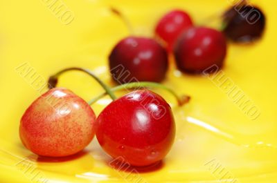 Red cherries