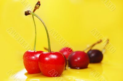 Red cherries