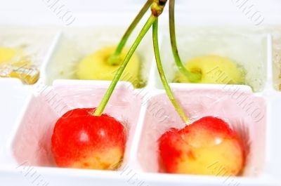 Frozen cherries