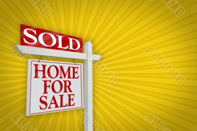 Sold Home for Sale Sign
