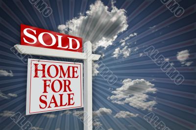Sold Home For Sale Sign