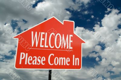 Welcome, Please Come In Sign