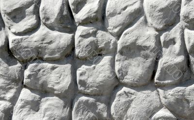 White stones wall