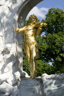 Johann Strauss monument in Vienna