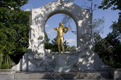 Johann Strauss monument in Vienna