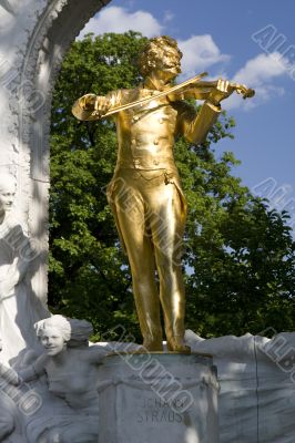 Johann Strauss monument in Vienna