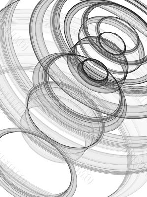 black and white circle image