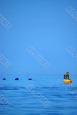 yellow buoy