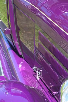 Purple Vintage Car