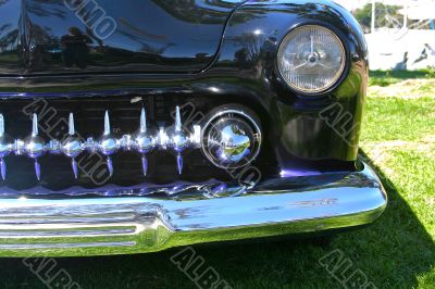 Purple Vintage Car