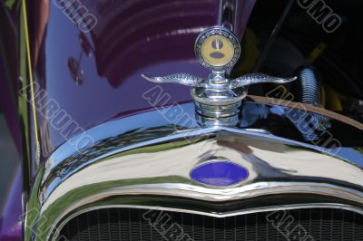 Purple Vintage Car