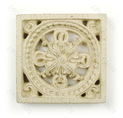 Ornate Wood Carving Ornament
