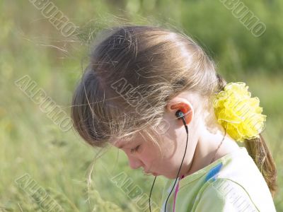 Listening girl