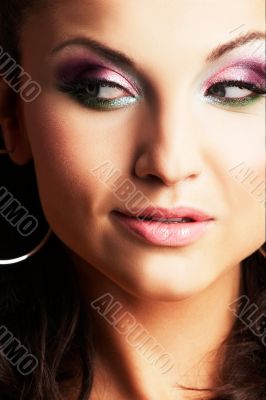 Fashion girl posing