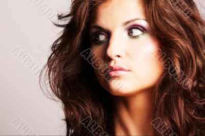 Fashion girl posing