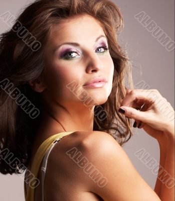 Fashion girl posing
