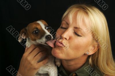 Attractive Woman & JRT
