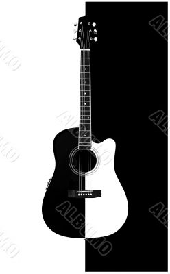 Acoustic-electric guitar