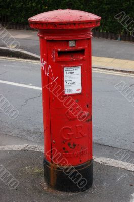 red London post office