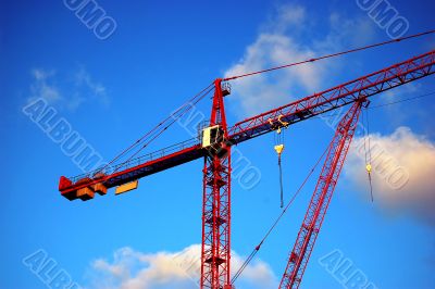construction crane in London