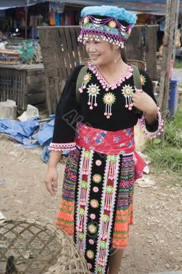 Hmong women, Laos