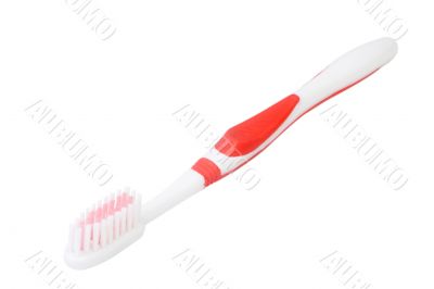Red toothbrush