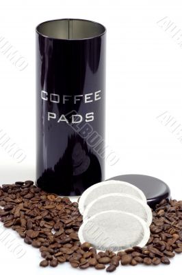 Coffeepads and box