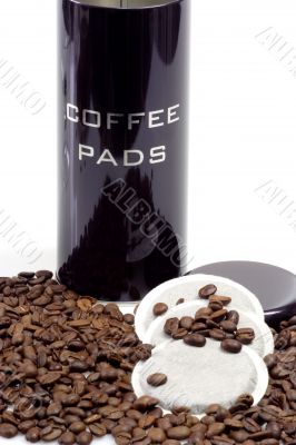 Coffee pads with box