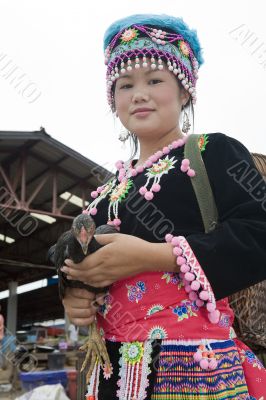 Hmong women, Laos