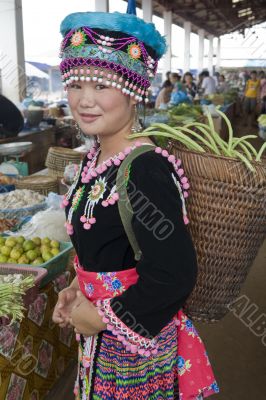 Hmong women, Laos