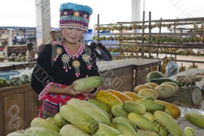 Hmong women, Laos