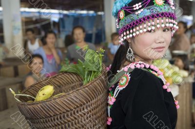 Hmong women, Laos
