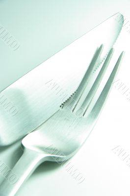 fork knife together