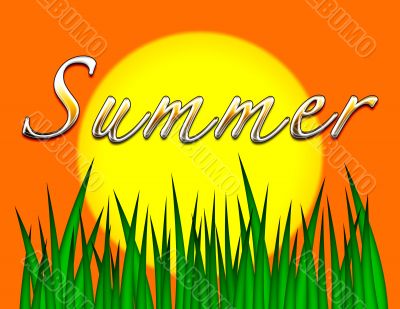 Summer Background Illustration