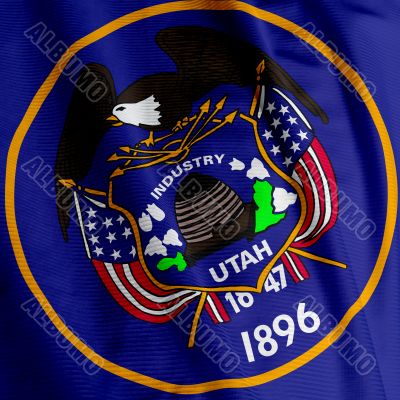 Utah Flag Closeup